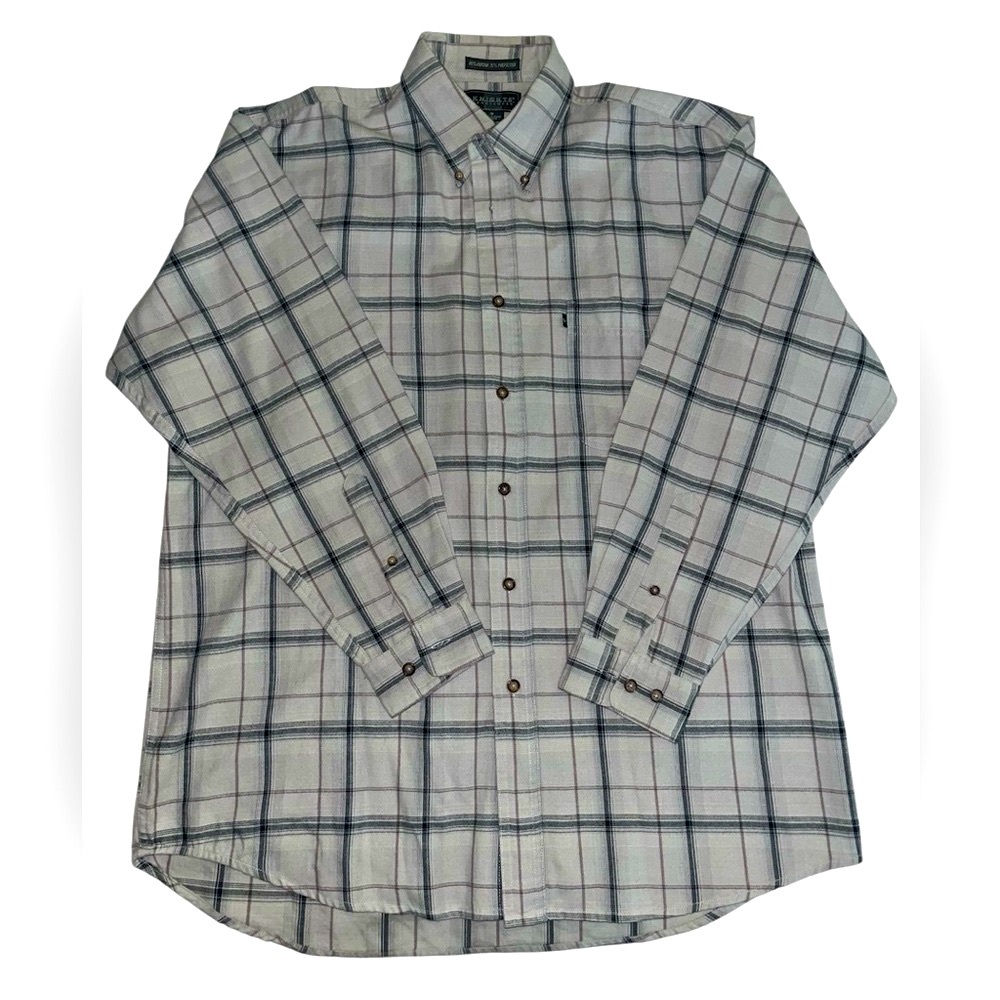 Knights Sportsware Men’s Medium Button Down Shirt Flannel Plaid